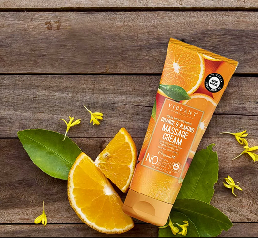 Vibrant Org &Alm Massage Cream200ml